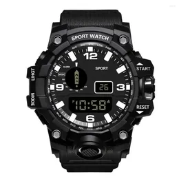 Wristwatches Men's LED Digital Watch Men Sport Watches Fitness Electronic Multifunction Military Sports Clock Kids Gifts