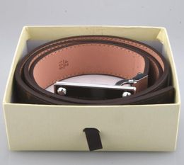 New Designer Belts Men Women Leather Jeans Belts Smooth Buckle Casual Watch Straps Whole3401364