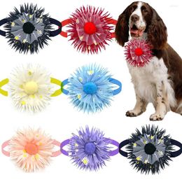 Dog Apparel 30pcs Large Dogs Bow Ties Necktie Flowers Cute Accessories Bowknot Middle Adjustable Collar Supplies