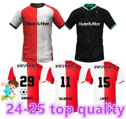 2024 2025 FeyENooRdS Soccer Jerseys Voetbal Kids Kit 24 25 Football Shirt Training Home Away Fan Player Version Goalkeeper Maillot TIMBER DANILO DILROSUN HANCKO88