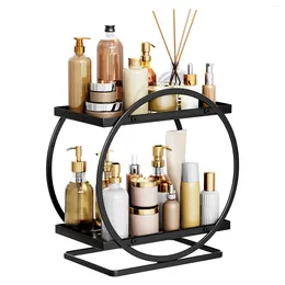 Kitchen Storage Luxury Bathroom Rack Toilet Hand Washing Washbasin Countertop Cosmetics Organiser Box Desktop Vanity Stand