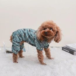 Dog Apparel Cartoon Pattern Raincoat Pet Waterproof Reflective With Adjustable Elastic Band Breathable For Outdoor