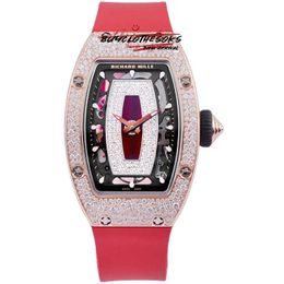 여성 시계 디자이너 시계 럭셔리 시계 새로운 여성 시리즈 RM07-01 New Snowflake Automatic Machinery Womens Edition