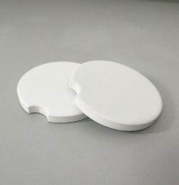 sublimation blank car ceramics coasters 6666cm transfer printing coaster blank consumables materials W1038602166