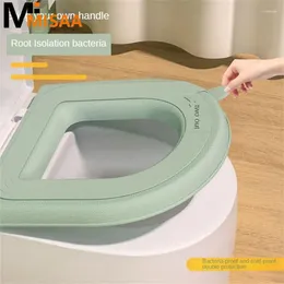 Toilet Seat Covers Cushion Sticker Washable Universal Zipper Eva Heads Bathroom Accessories U-shape Plush