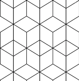 Wallpapers Geometry Peel And Stick White Black Hexagon Trellis Modern Stripe Self Adhesive Wallpaper For Bedroom Home Decorative