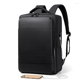 Backpack Waterproof Men's Backpacks Business 15.6 In Laptop Fashion Mochila Luxury School USB Charging Travel Bag Man