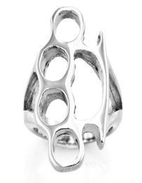 FANSSTEEL stainless steel vintage mens or wemens jewelry HAND CUFFS OUTLAW BIKER RING TOOL RING FSR12W035498440