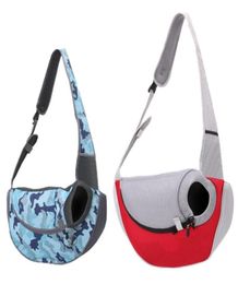 Pet Cat Dog Oxford Carrier Shoulder Bag Outdoor Portable Breathable Crossbody Pet Bag Sling For Outdoor Carrying3735460