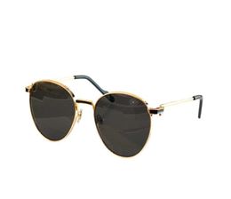 New fashion sunglasses 0335 round frame K gold frame popular and simple style versatile outdoor uv400 protection eyewear6708995