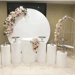 Grand Event Iron Circles Stand for Birthday Baby Shower Large Arches Backdrops Decor Round Cake Rack for Welcoming Stage Wedding Decora 2133