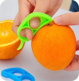 10PCS Craft Citrus Parer Peeler Orange Lemon Lime Peeler Remover Kitchen Tools Orange Opening Device Orange Stripper TOP686494901