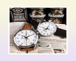 deenu1Men039s NonMechanical Quartz Watch TG 41MM Belt Chronograph Stainless Steel Case Waterproof Luminous New Sapphire1924008