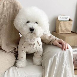 Dog Apparel Puppy Four-legged Suit Bichon Frise Small Summer Clothes Pomeranian Yorkshire One-piece Maltese Housecoat