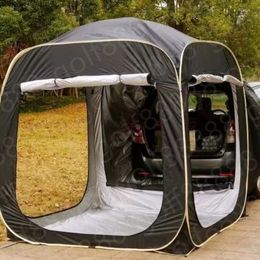 outdoor tunnel tent tents for shade Outdoor extension SUV Off-road car connection Tailgate tent tent Outdoor camping trunk cover Universal simple