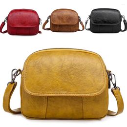 Bag Luxury Women'S 2024 High-Quality Soft Pu Leather Ladies Shoulder Messenger Designer Multi-Layer Double Zipper Makeup