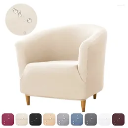 Chair Covers Waterproof Single Sofa Cover Spandex Tub Club Slipcover For Living Room All-inclusive Armchair Couch Home Decor