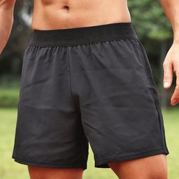 Men mid ascensão shorts rápido esportes seco rápido ioga respirável swift rankgers de tecido correndo curto