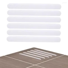 Bath Mats 6pc Anti Slip Shower Stickers Non Tape Waterproof Safety Strips Bathroom Accessories For Kitchen Stairs