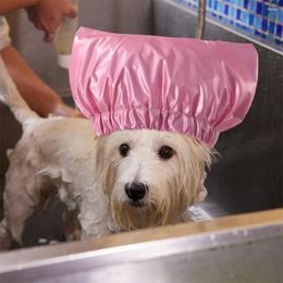 Dog Apparel High-quality Pet Shower Hat Adjustable Waterproof For Cat Grooming Bathing Anti-ear Water Hood With
