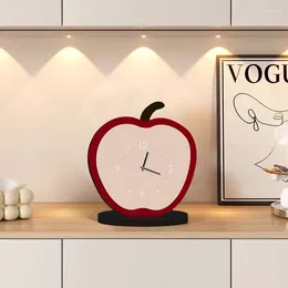 Table Clocks Fruit Clock Desktop Decoration Home TV Cabinet Desk Living Room Modern Simple