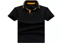 European and American trendy brand genuine men039s polo shirt Tshirt cotton embroidery summer top6451331
