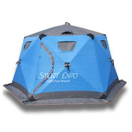 Winter Outdoor Camping Shelter Pop Up Ice Tent Cold Insulated with Carrier Bag OS05