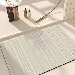 Bath Mats Non-Slip Water-Absorbent Floor For Bathroom Quick-Drying Foot Mat Carpet