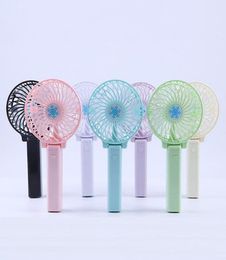 Portable USB Charging Foldable Handheld Fan 3 Speed Mini Fan With LED Light Adjustable Small Cooling Cooling Desktop Fans DH1453 T5297910