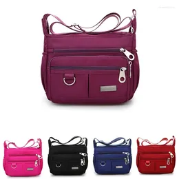 Shoulder Bags Women Bag Handbags 2024 Nylon Waterproof Messenger Crossbody Leisure Diagonal Package