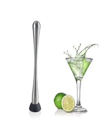 Stainless steel cocktail popsicle lemon Bar muddler swizzle stick crush XB8230555