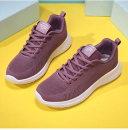 Running shoes for women black white pink purple breathable Trainers girl summer sneaker GAI