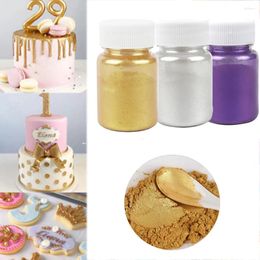 Baking Moulds 15g Color Dust Flash Glitter Golden Powder Fondant Cake Decorating Tool Biscuit Pastry Macaron Chocolate Supplies