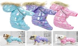 Warm Dog Clothes Winter Thick Fur Pet Puppy Jacket Coat Waterproof Costume Clothing For Small Medium Large s Chihuahua LJ2009232720345