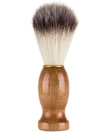 Shaving Brush Badger Hair Men Barber Salon Men Facial Beard Cleaning Appliance Shave Tool Razor Brush Wood Handle for Men2136716