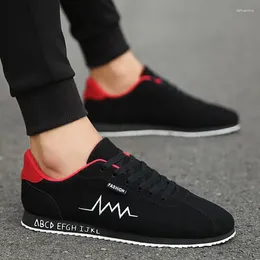 Casual Shoes 2024 Fashion Red Summer Low Men's Sneakers Canvas Comfortable Flat Vulcanized For Men Breathable Gym Mens Trainers