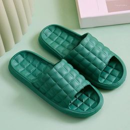 Slippers Mens 2024 Summer Shoes Bathroom Anti-slip Casual Beach Sandals Soft Sole Slide Big Size Female Male House Flip Flops