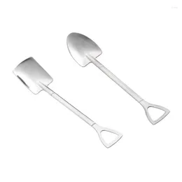 Spoons Practical Shovel For Sugar Stirring Steel Coffee Spoon