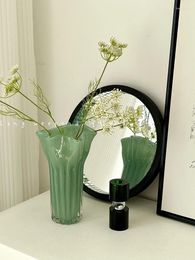 Vases Fresh Glass Vase Decoration High-Grade Home Decorations Hydroponic Flower Pot