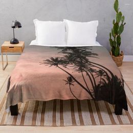 Blankets Ocean Sunset Throw Blanket Fluffy Large Bed