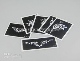 Stencil Paper 100 pcslot Tattoo Stencils For Body Art Painting Tattoo Pictures Waterproof Mix Designs 029374831