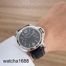 Racing Wristwatch Panerai Mens Chronograph Watch Luminor Series 44mm Diameter Eight Day Power Storage Manual Mechanical Luxury Watch PAM00590