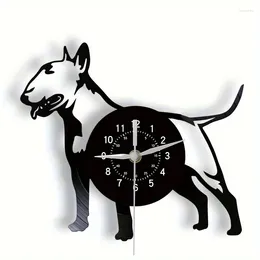 Wall Clocks Silent Clock With Cowhead Stem Animal Home Room Decoration Retro Design Office And Bar 9 In