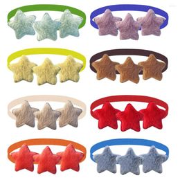 Dog Apparel 50/100pcs Accessories Pentagram Bowties Pet Supplies Small Cat Bow Tie For Puppy Neckties