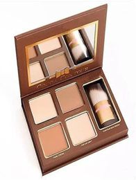 Good Quality Multifunction makeup palettes Face Contouring Bronzers Highlighters cococa contour 4 Colours Easy to Wear FaceKit wit3713375