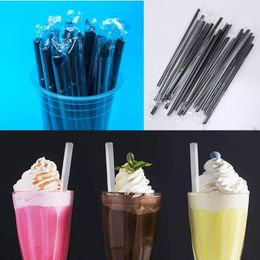 Disposable Cups Straws 100Pcs/set Long Jumbo Smoothie Wedding Birthday Party Bar Milk Tea Cocktail Drinking 23cm