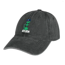 Berets Atlanta Green Atlien Cowboy Hat Cute Man Luxury Sunscreen Golf Men Women's