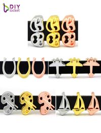 New 8MM Slide Charms 10 pieces lot Fit DIY Wristband Belt Bracelet LSSC3263715743094