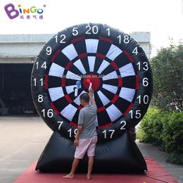 wholesale Factory Outlet 4mH (13.2ft) with 6balls Advertising Inflatable Sport Game Inflation Dart Board Shooting Event For Kids Adult Play With Air Blower Toys Sports