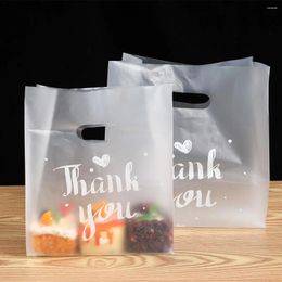 Gift Wrap 10pcs Thank You Transparent Baking Food Bag Candy Gifts Bags Wedding Birthday Kids Baby Shower Packing